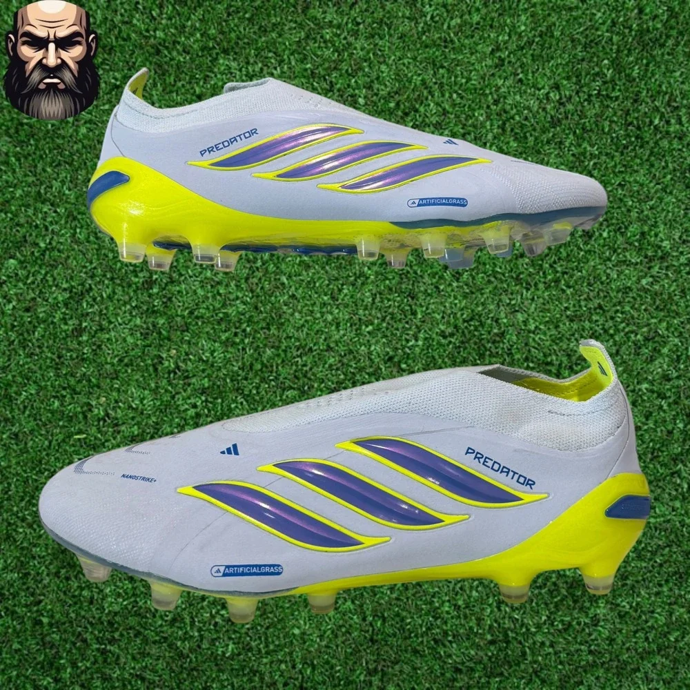 adidas Predator Elite Laceless AG Soccer Cleats JR7836 Men's Size 11.5